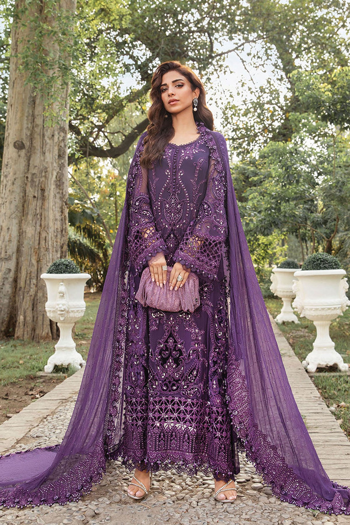 Maria B - Elegant Purple Fatima Collection Maria B - Elegant Purple Fatima Collection